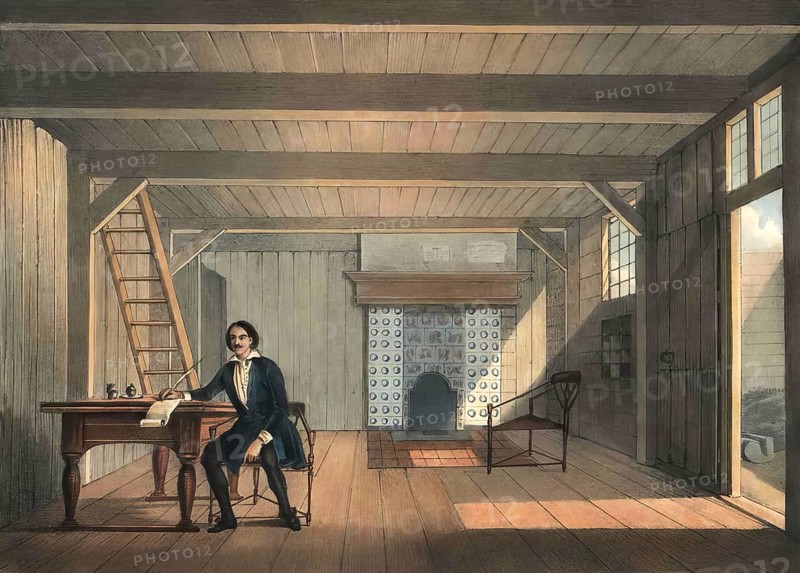 Peter the Great in his house at Saardam or Zaandam, The Netherlands, Peter I or Pyotr Alexeyevich Romanov, 1672-1725, Emperor of the Russian Empire, digitally optimized