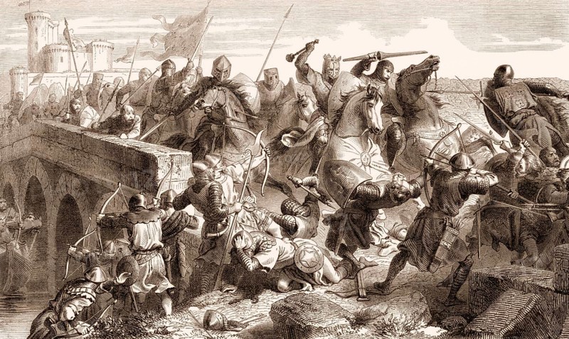 Louis IX or Saint Louis, King of France at the Cathar Crusade, Languedoc, Southern France, 1227