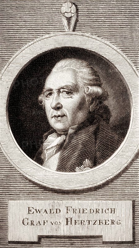 Ewald Friedrich Graf von Hertzberg, 1725- 1795, a Prussian statesman