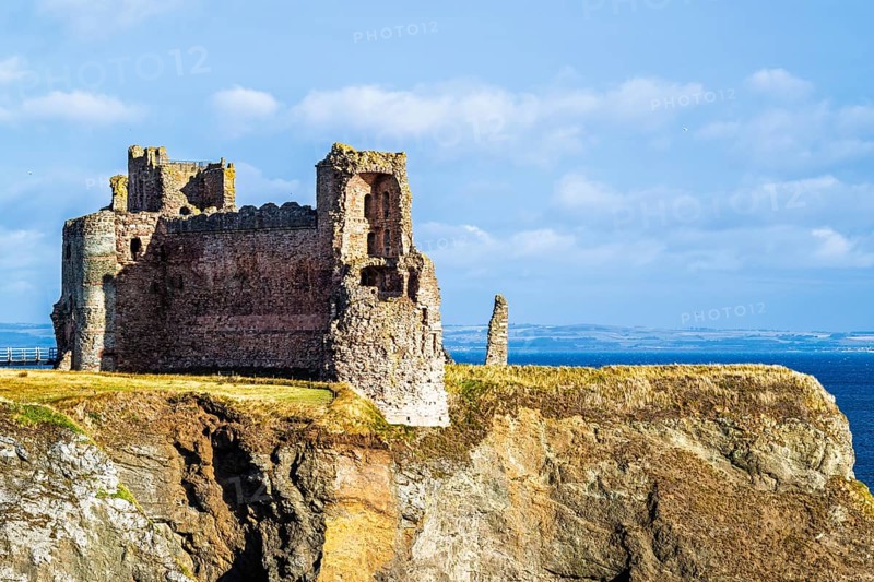 Ruins of Tantallon Castle, North Berwick, East Lothian, Scotland, UK