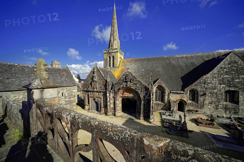 Europe, France, Brittany, Catholic Parish Church, La Martyre, St-Salomon, Brittany, France
