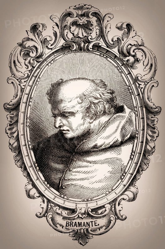 Donato Bramante, 1444, 1514, an Italian architect of the Renaissance