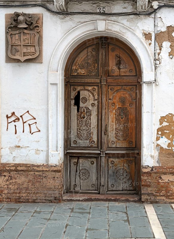 Old door, Ronda, Malaga, Spain