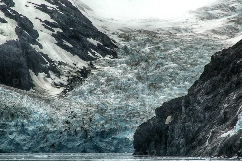 Drygalski fjord, South Georgia, landscape, glacier