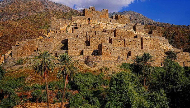 Saudi Arabia - Thee Ain mountain village