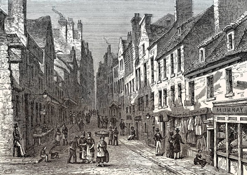 St Mary's Wynd, Edinburgh, Scotland, 19th century