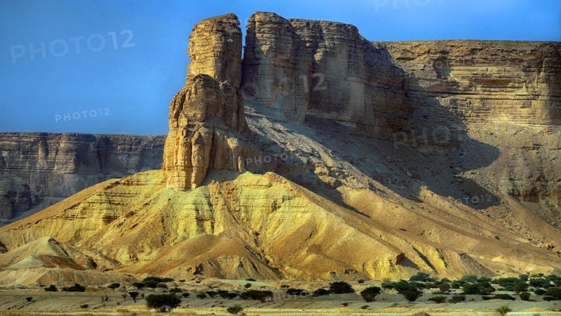Middle East, Saudi Arabia, rocky landscape, near Edge of the World, Al Ula
