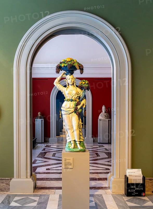 Bode Museum, Dovizia sculpture made of fired clay, Berlin, Germany