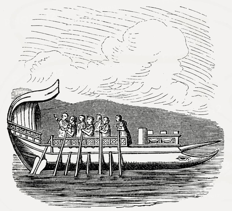 A liburnian or liburna, ancient Roman ship