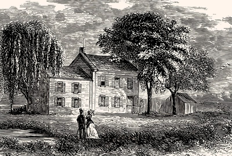 The Edgar Allan Poe Cottage, former home of American writer Edgar Allan Poe, Kingsbridge Road, New York
