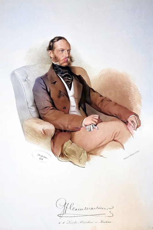 Heinrich Jaroslaw Johann Nepomuk Maria Karl Borromäus Richard Aloys Vitus, Count von und zu Clam-Martinic, Czech: Jindrich Jaroslav hrabe Clam-Martinic, (born 15 June 1826 in St. Georgen, Pressburg County, died 5 June 1887 in Prague) was a Bohemian-national politician in the Habsburg Monarchy, Historical, digitally restored reproduction from a 19th century original, Record date not stated