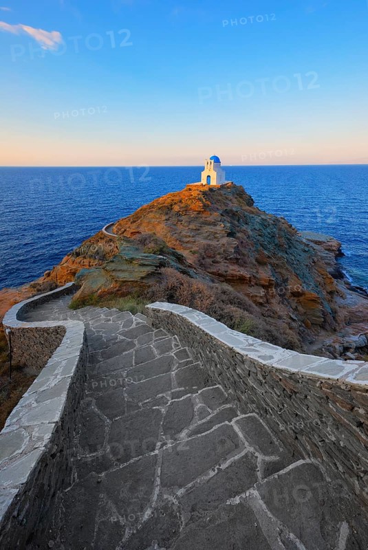 Seven Martyrs Church, Kastro, Sifnos Island, Cyclades Islands, Greece