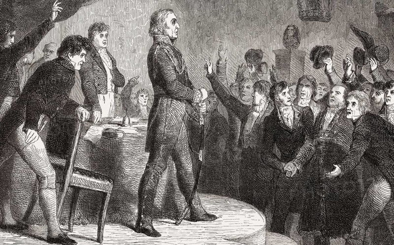 Graf Yorck von Wartenburg addressing the East Prussian Estates on 5 February 1813