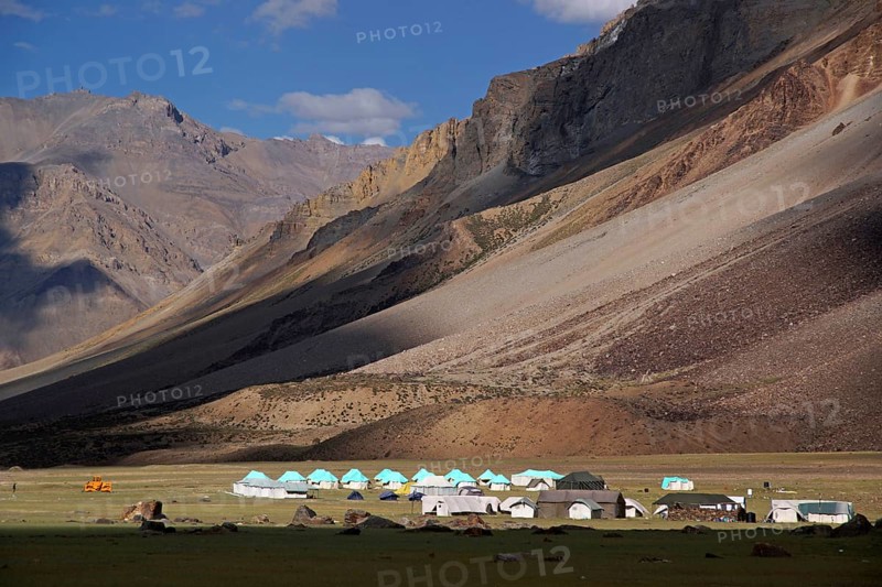 North India, Ladakh, Sarchu, tent accommodation, Himalayas