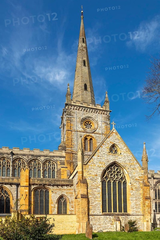 Holy Trinity Church, where William Shakespeare was baptised and buried, Stratford-upon-Avon, Warwickshire, England, United Kingdom