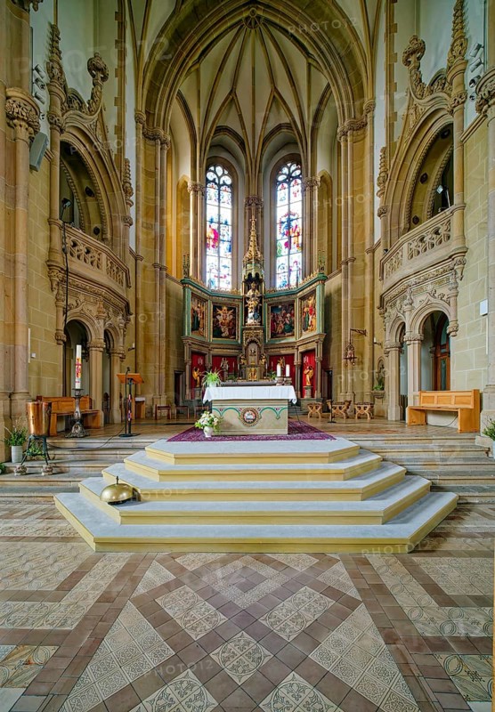 St Joseph's Catholic Church, interior view, Speyer, Rhineland-Palatinate, Germany