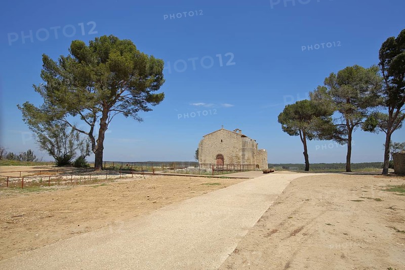 Roman archaeological site Oppidum de Saint-Blaise, Saint-Mitre-les-Remparts, St, Blasius, Bouches-du-Rhône, Provence, France