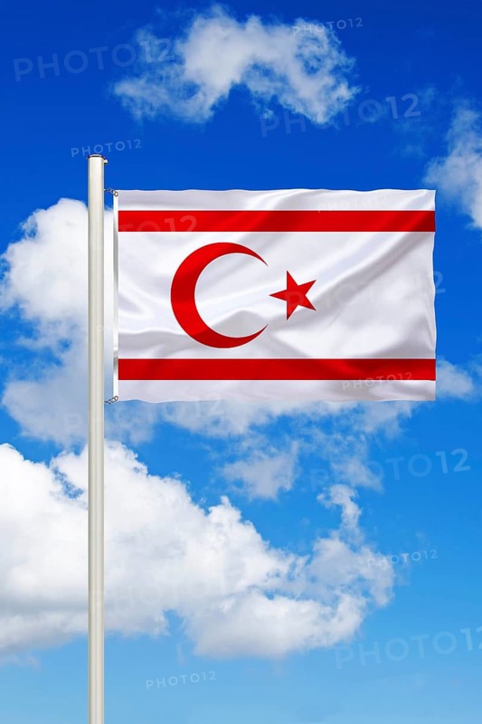 Photomontage, Flag of Northern Cyprus, Turkey, Studio