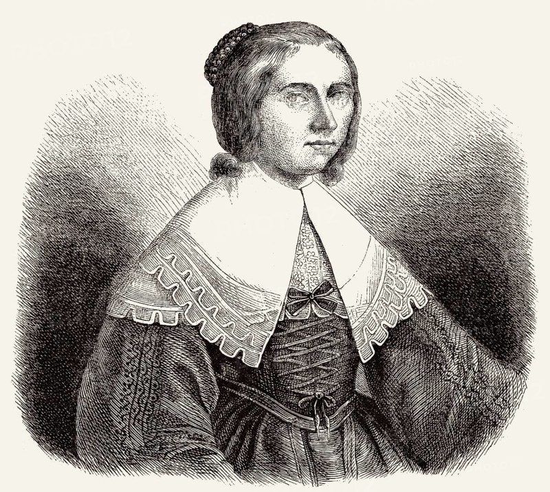 Anna Maria van Schurman, 1607-1678, deutschstämmige niederländische Malerin, Kupferstecherin, Dichterin und Gelehrte