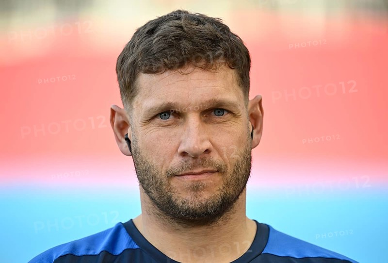 Interim trainer, assistant coach Moritz Volz TSG 1899 Hoffenheim portrait soccer Bundesliga, Voith-Arena, Heidenheim, Baden-Württemberg, Germany