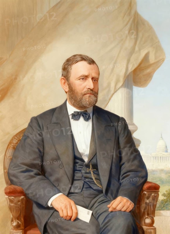 Ulysses Simpson Grant, 1822 - 1885, the 18th President of the United States, commanding general of the Union armies in the American Civil War