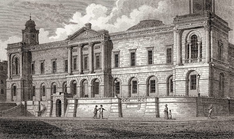 Register House, Princes Street, Edinburgh, Scotland, 19th century, Views in Edinburgh by J. & H. S. Storer