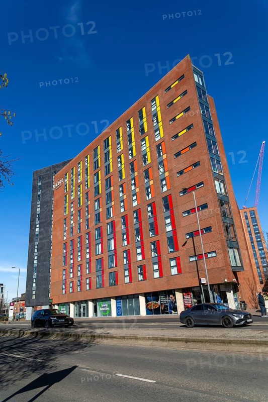 The Cargo Building, modern architecture new apartment block building, Wapping, city centre, Liverpool, Merseyside, England, UK