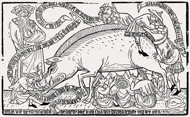 Anti-Jewish pamphlet, 15th century