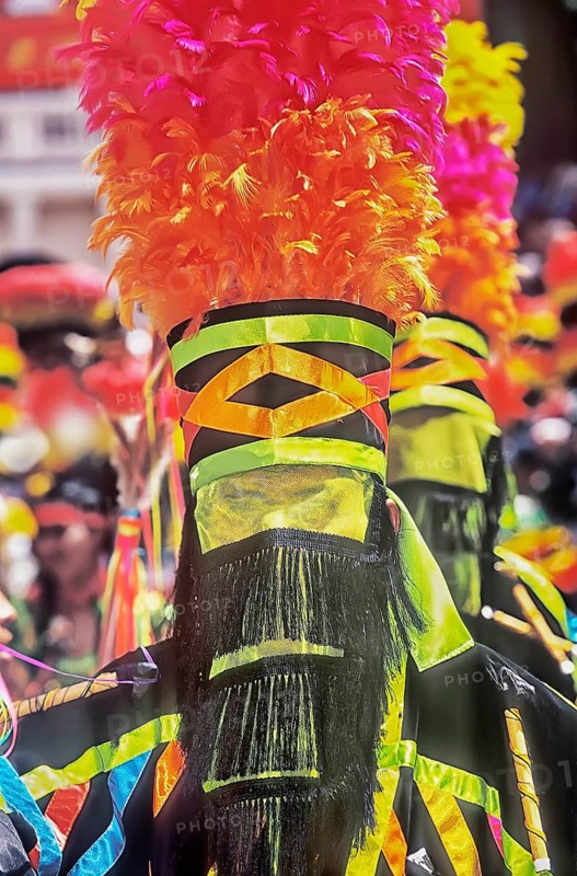 Warriors masks, Carnival, Oruro, Bolivia, South America