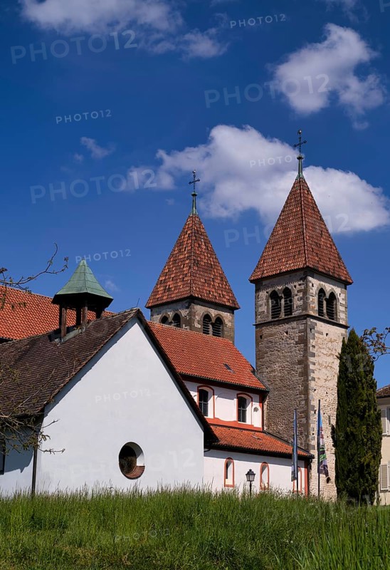 Collegiate Church of St Peter and Paul, Niederzell, Reichenau Island, Constance District, Baden-Württemberg, Germany