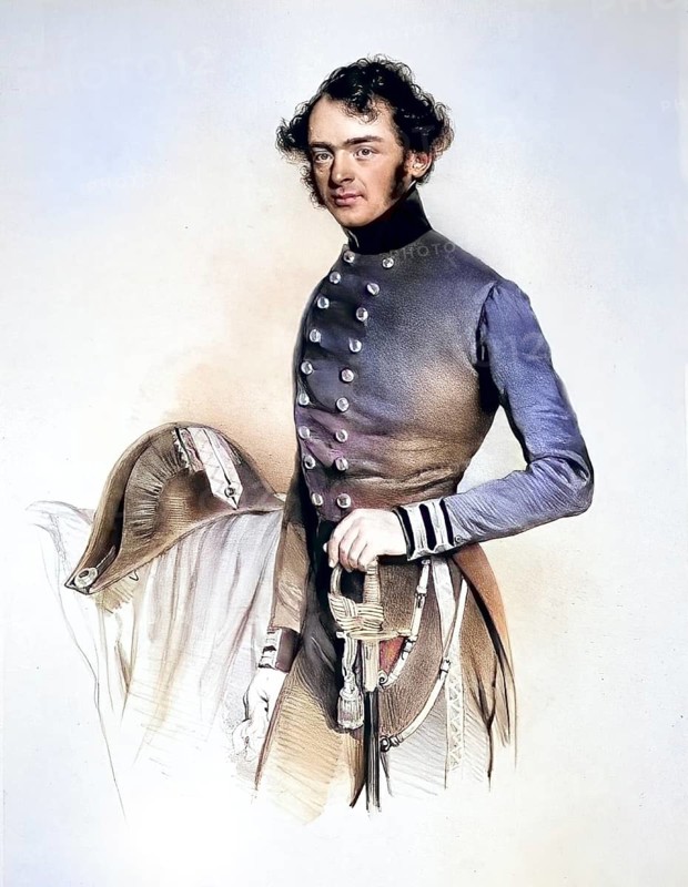 Simon Deer, Dr med. (1805-1890), first imperial-royal regimental physician of Jewish faith, Historical, digitally restored reproduction from a 19th century original, Record date not stated