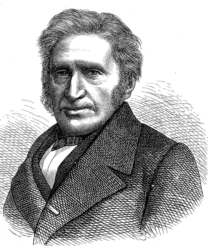 Heinrich Gottlieb Ludwig Reichenbach, 8 January 1793, 17 March 1879, was a Saxon, German natural scientist, zoologist and botanist, Historical, digital reproduction of an original from the 19th century