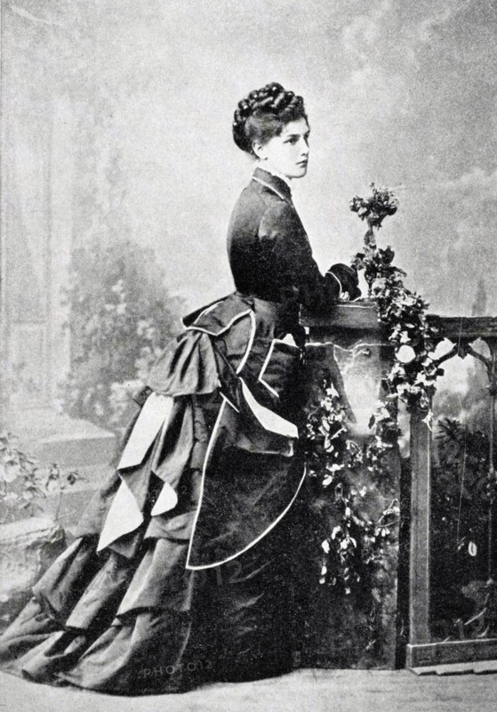 Miss Jenny Jerome aka Lady Randolph Churchill 1854 to 1921 mother of Sir Winston Churchill from A Roving Commission by Winston S. Churchill, published by Scribners 1930, Miss Jenny Jerome aka Lady Randolph Churchill 1854 to 1921 mother of Sir Winston Churchill from A Roving Commission by Winston S. Churchill published by Scribners 1930, Historic, digitally restored reproduction from a 19th century original, Record date not stated