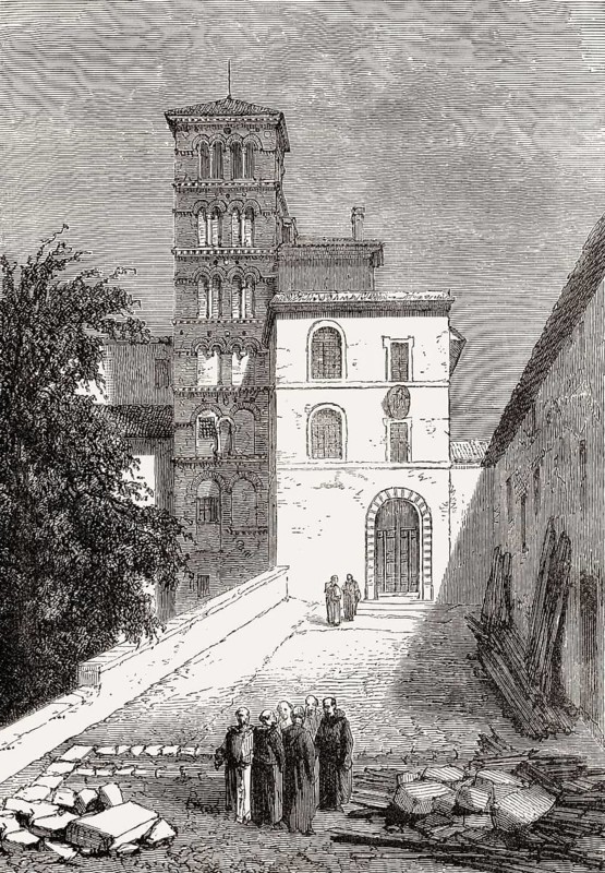 The Basilica of Saints John and Paul on the Caelian Hill, Rome, Italy, 19th Century