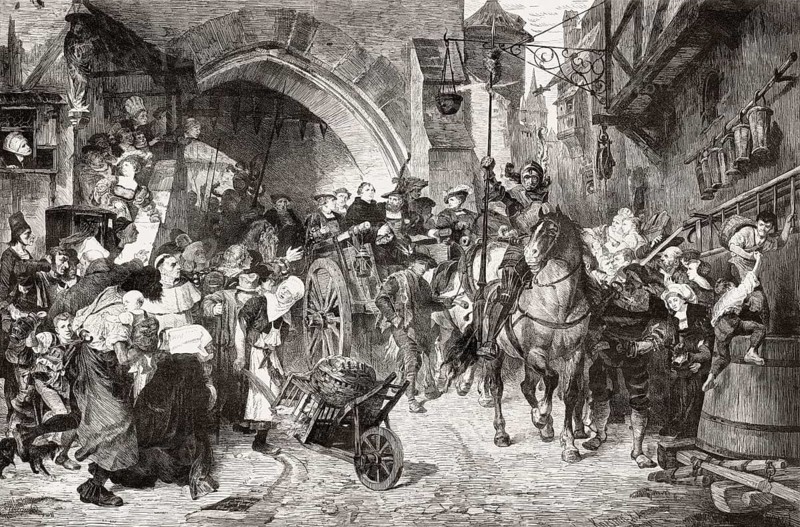 Arrival of Martin Luther, imperial Diet of Worms, Edict of Worms, 1521