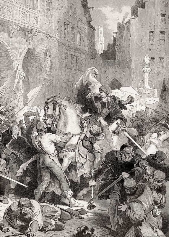 The capture of Emperor Maximilian at Bruges, 1488, Holy Roman Emperor, 1459–1519