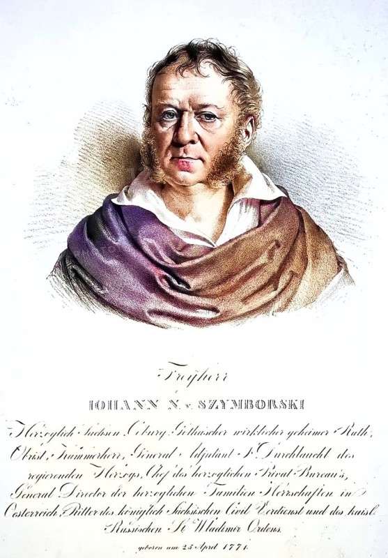 JohannSzymborski (born 1771), Privy Councillor, Historical, digitally restored reproduction from a 19th century original, Record date not stated