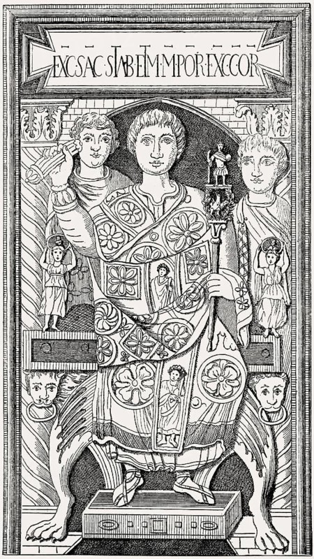 Diptych of Flavius Stilicho, c. 359 – 22 August 408, a general in the ancient Roman army