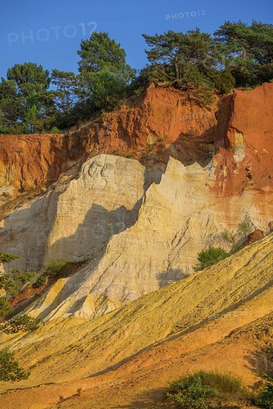 Ochre rock Colorado de Rustrel Rustrel, Département Vaucluse, France