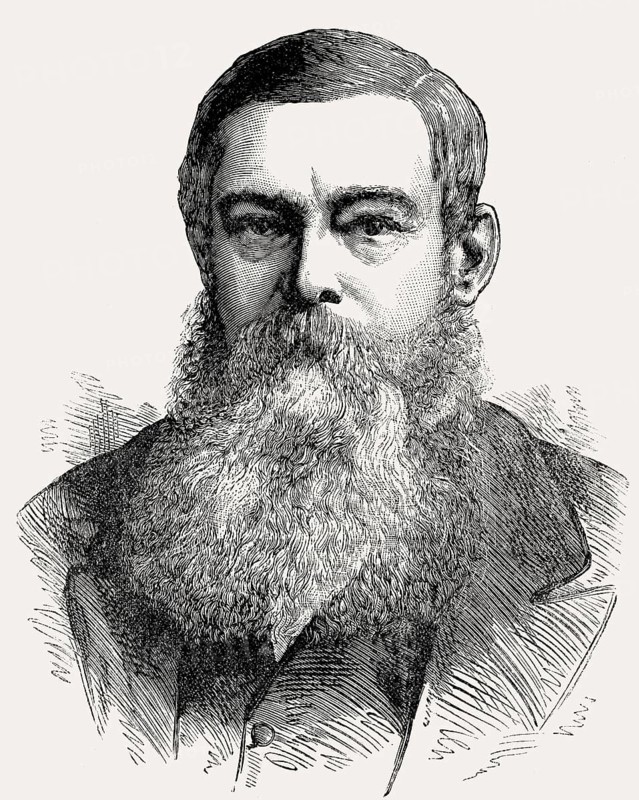 Sir Johannes Henricus Brand, Jan Brand or John Henry Brand, 1823–1888, the fourth state president of the Orange Free State, southern Africa, From British Battles on Land and Sea, by James Grant