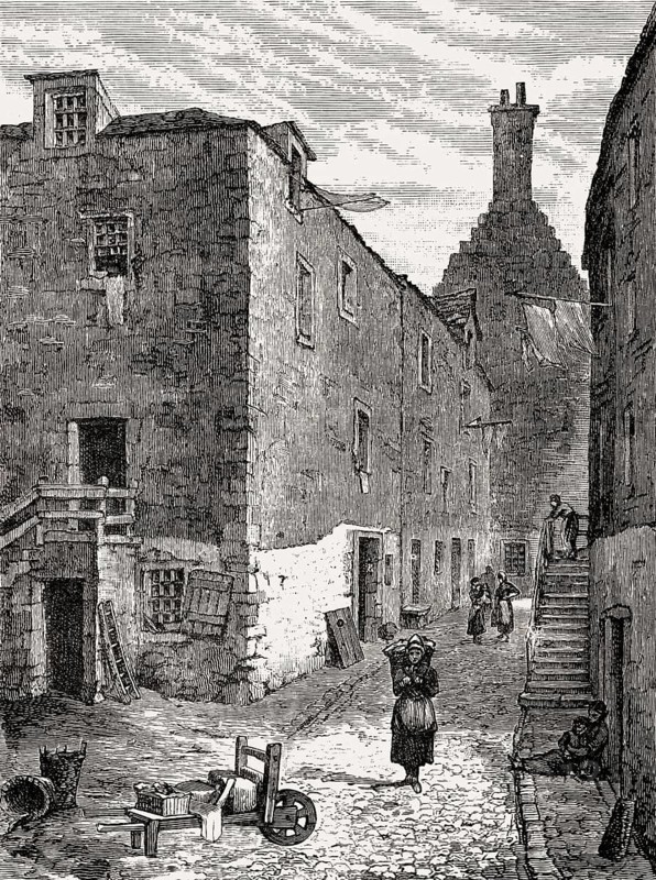 The Ancient Parliament house, Leith, Edinburgh, Scotland, 19th century