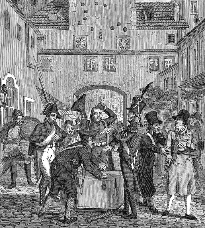 The embargo against British trade at Leipzig, Germany, the Continental System or Continental Blockade, The Berlin Decree, 1806