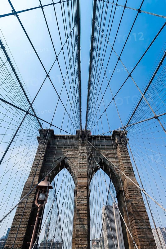 Brooklyn Bridge, historic, history, construction, architecture, New York City, USA
