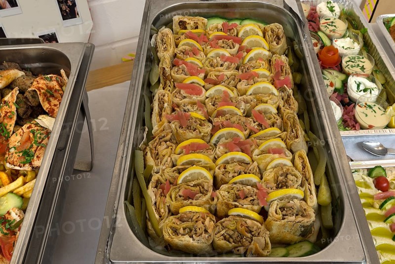 Platter with Lebanese specialties, Bavaria, Germany
