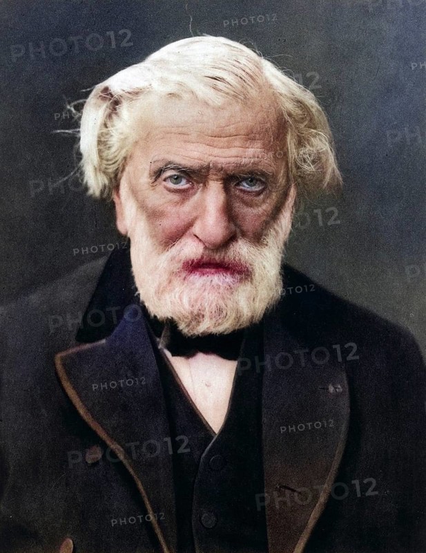 (Charles Louis) Ambroise Thomas (1811-1896), French composer and director of the Paris Conservatoire from 1871. After a photograph by Nadar, pseudonym of Gaspard-Felix Tournachon (1820-1910), Historic, digitally restored reproduction from a 19th century original, Record date not stated