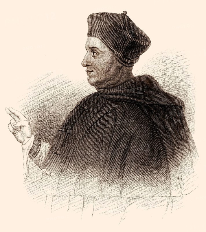 Thomas Wolsey oder Woolsey, ca. 1473-1530, englischer Politiker und Kardinal der römisch-katholischen Kirche