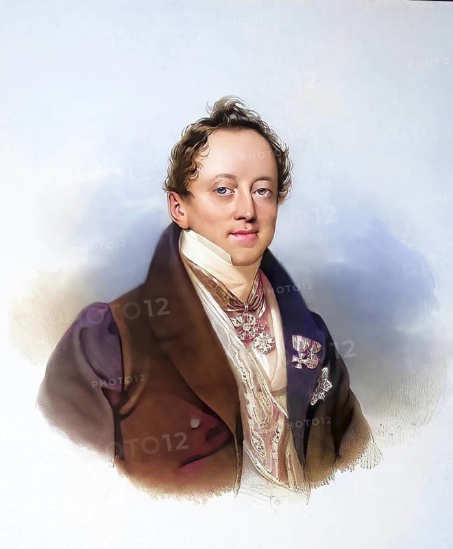 Josef Landgraf von Fürstenberg (1877-1840), Burgtheater director, Oberstküchenmeister, Historical, digitally restored reproduction from a 19th century original, Record date not stated