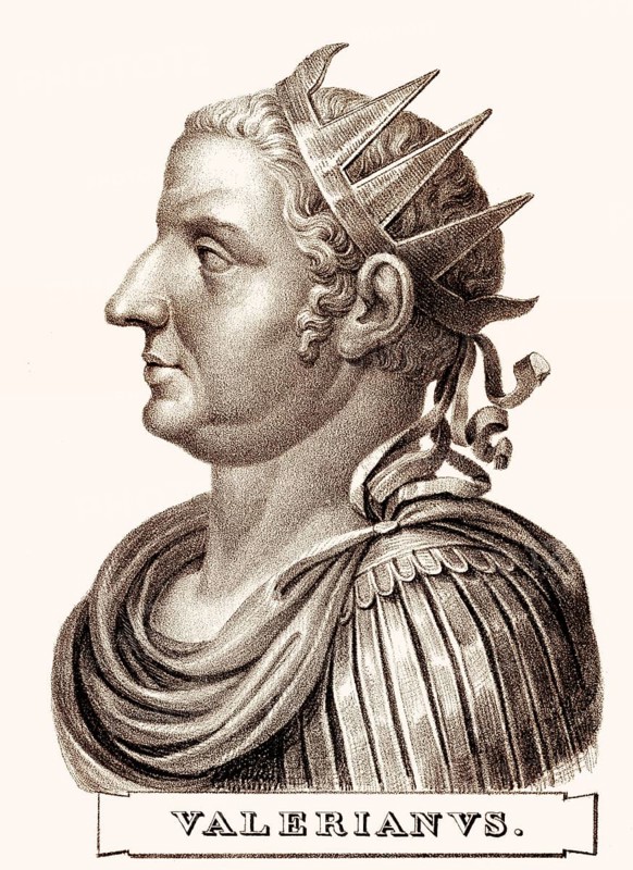 Valerian oder Valerian der Ältere, römischer Kaiser von 253 bis 260