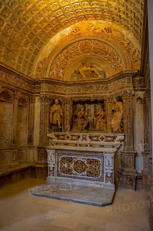 Interior in Matera Cathedral, Sassi di Matera, Capital of Culture 2019, Matera, Province of Basilicata, Italy