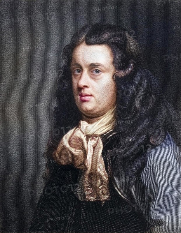 Robert Blake 1599-1657 English Admiral From the book Gallery of Portraits, 1833, Historic, digitally restored reproduction from a 19th century original, Record date not stated